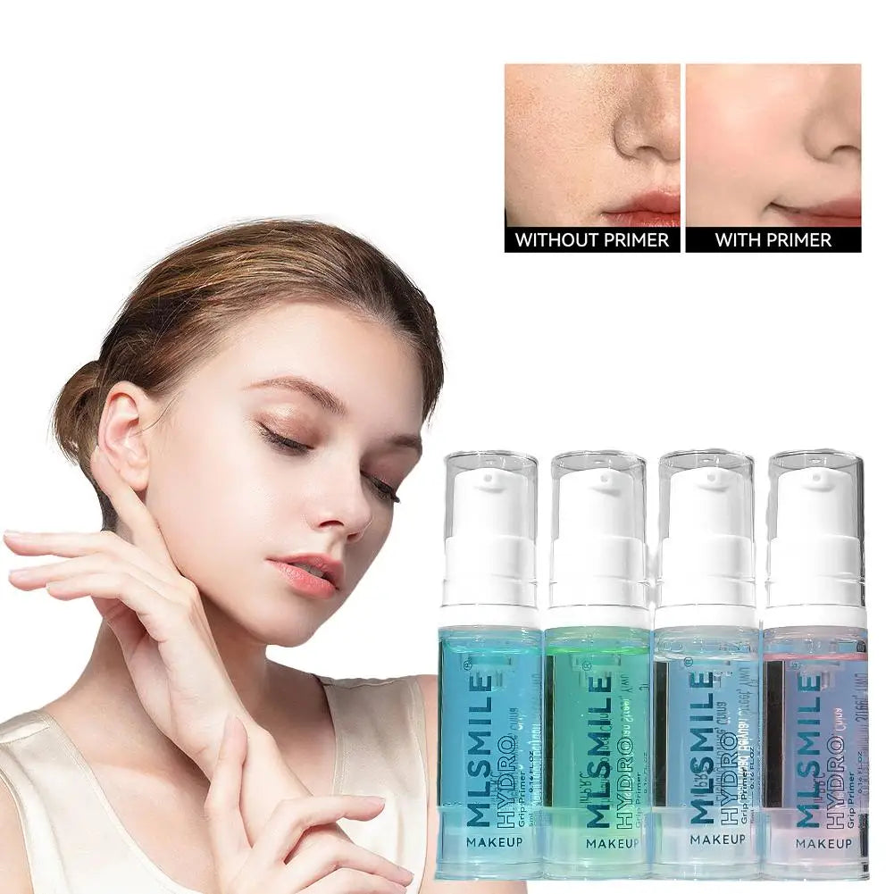 Moisturizing Facial Base Primer Hydrating Face Pre Oil Base Invisible Facial Even Brightens Skin Pores Control Makeup Prime B2U3