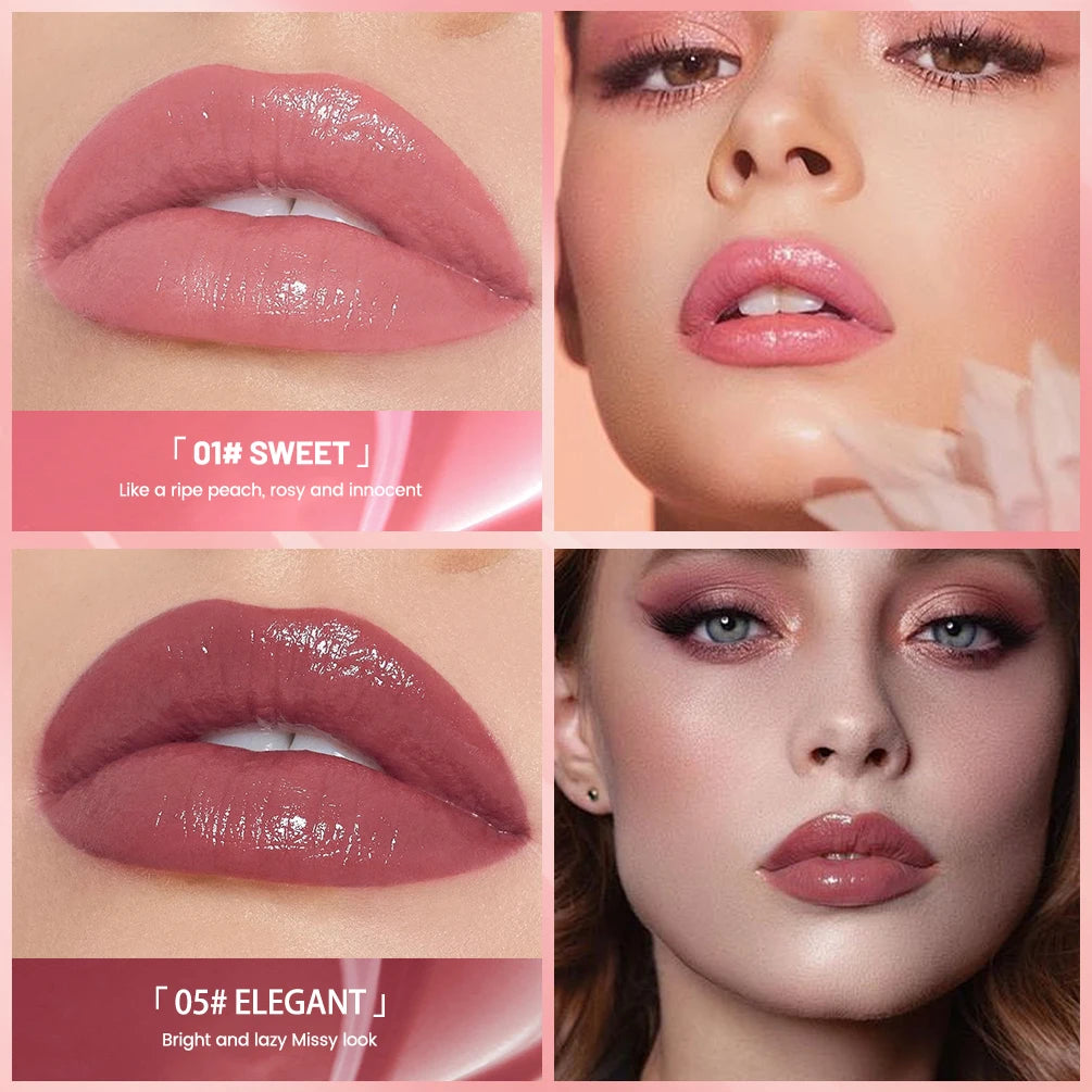 8 Colors Crystal Mirror Watery Lipgloss Waterproof Moisturizing Glossy Lip Glaze Makeup Sexy Red Purple Lip Gloss Tint Cosmetics