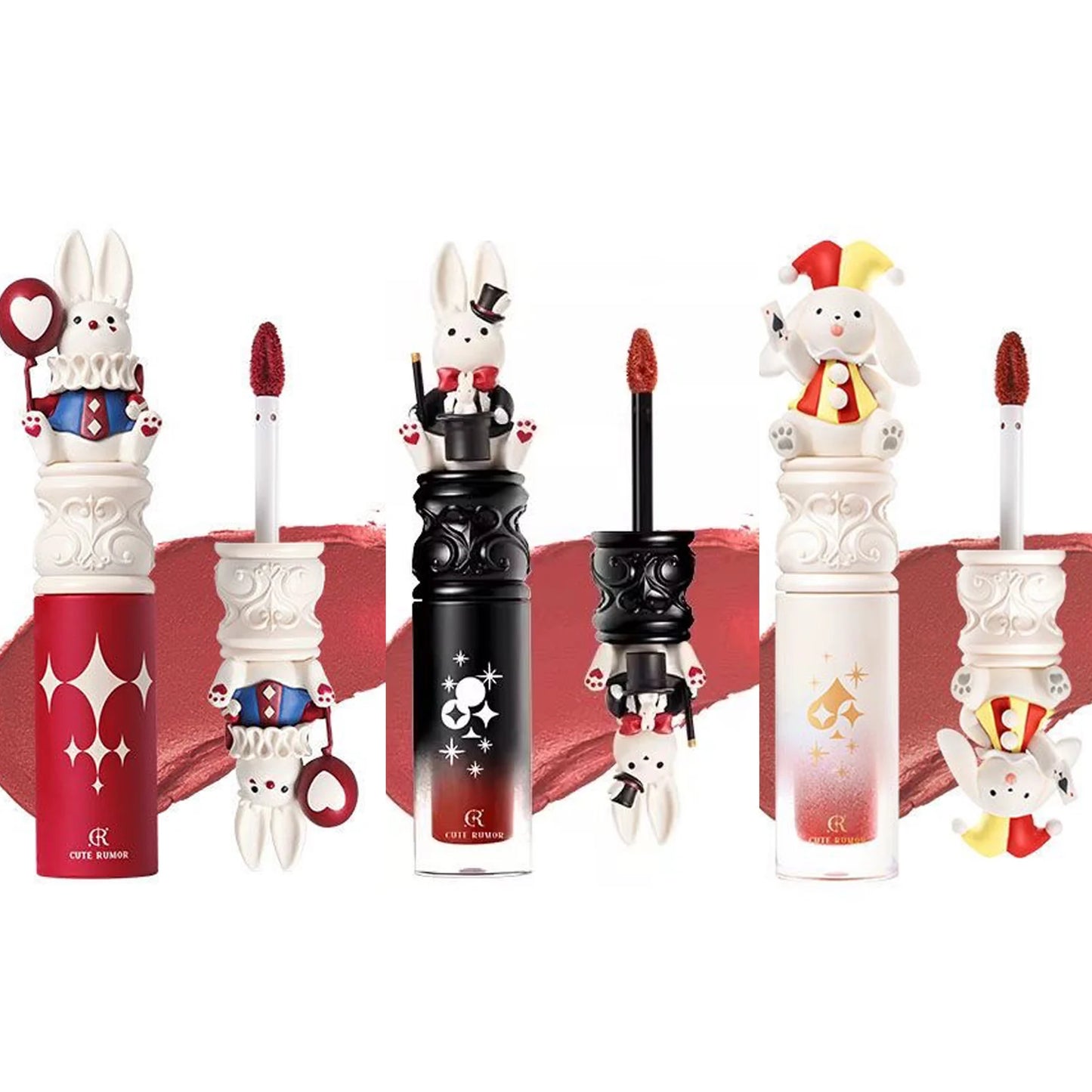 CUTE RUMOR Circus Lip Cream Velvet Lip Glaze Waterproof Vitamin Lipstick Matte Whitening Moisturizing Lip Mud