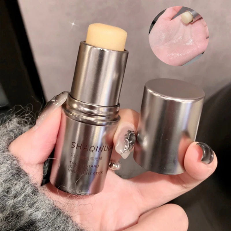 Korean Water-light High-light Stick Wet Shiny Translucent Eye Highlighter Pearl Silkworm Brightens Eye Shadow Pen Makeup