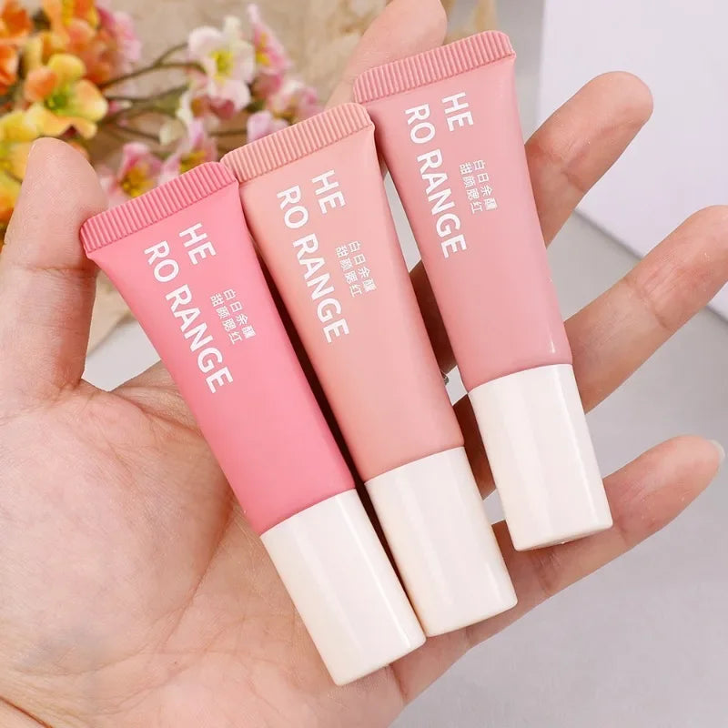 5 Colors Matte Velvet Liquid Blush Watercolor Lightweight Natural Rouge Creamy Cheek Moisturizing Lasting Facial Blusher Makeup