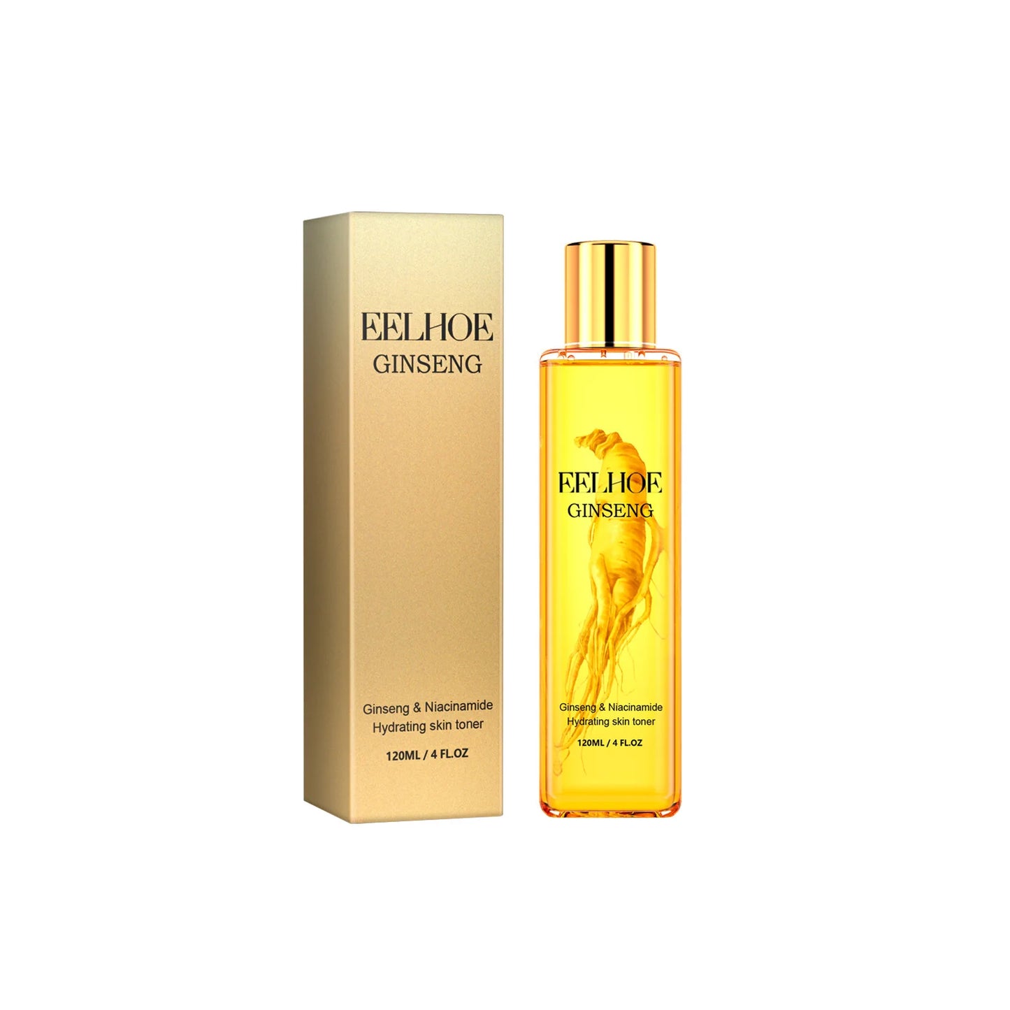 EELHOE Ginseng Facial Toner Moisturizing Oil Control Shrink Pore Acne Remove Wrinkles Serum Whitening Face Skin Care Toner Water