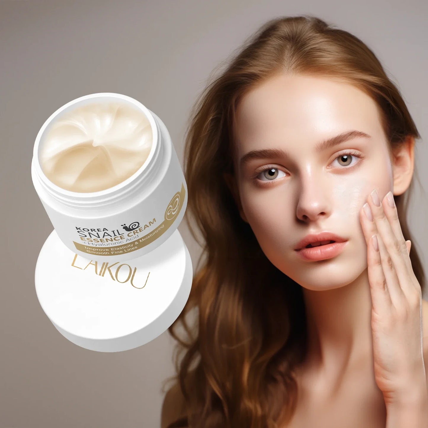 Snail Face Cream Improve Roughness Tighten Skin Repair Damaged Skin Moisturizing Shrink Pores Nourish Rejuvenate Skin Care