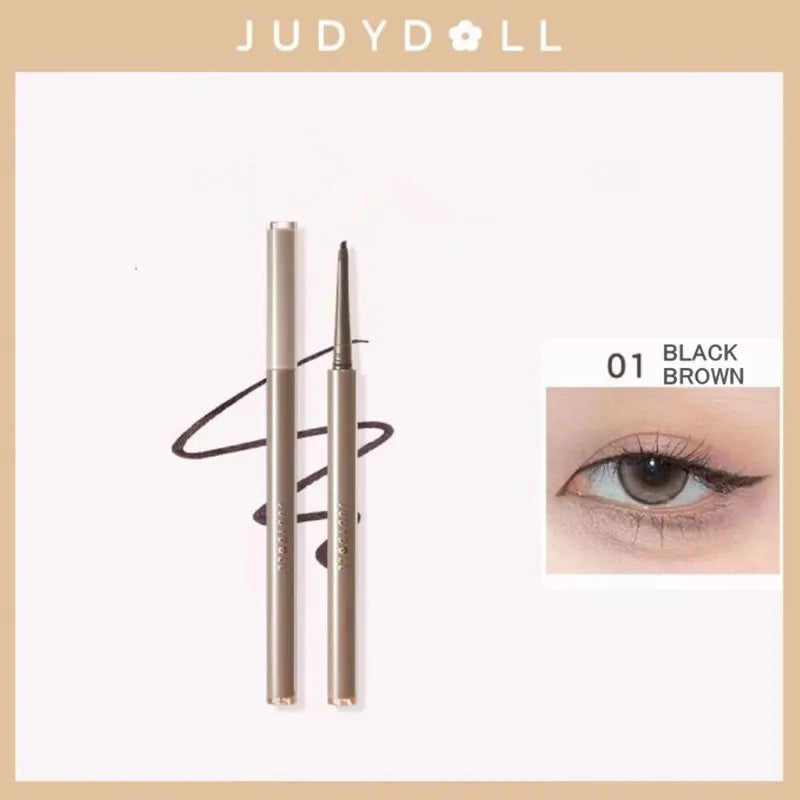 Judydoll Slim Gel Eyeliner Precisely Depicted Eyeliner Gel Pen Smooth Waterproof Anti-Rubbing Long-Lasting Non-Smudge