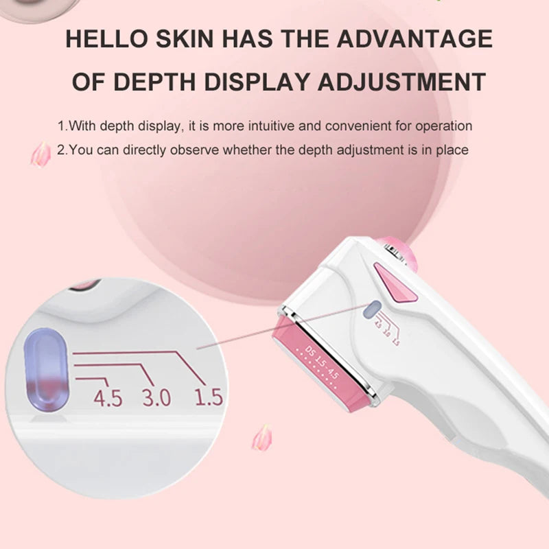 Hifu Focused Beauty Machine Mini Hifu Therapy Skin Tightening Facial Lifting Delicate Skin Whitening Device Anti Wrinkle Aging