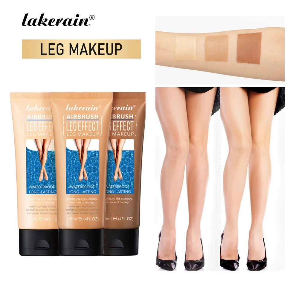 Leg Concealer Even Skin Waterproof Sweatproof All Day Long Lasting Leg Highlights Cream Cover Freckles Blemishes Natural Makeup