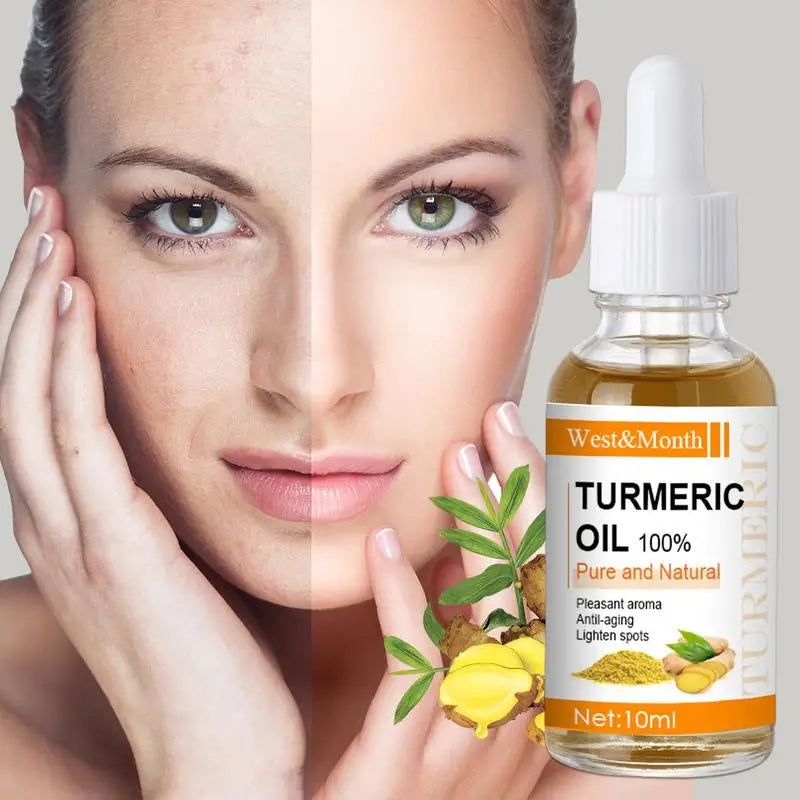 Turmeric Essential Oil Moisturizing Moisturizing Tightening Brightening and Reducing Fine Lines Natural Pure Turmeric Oil