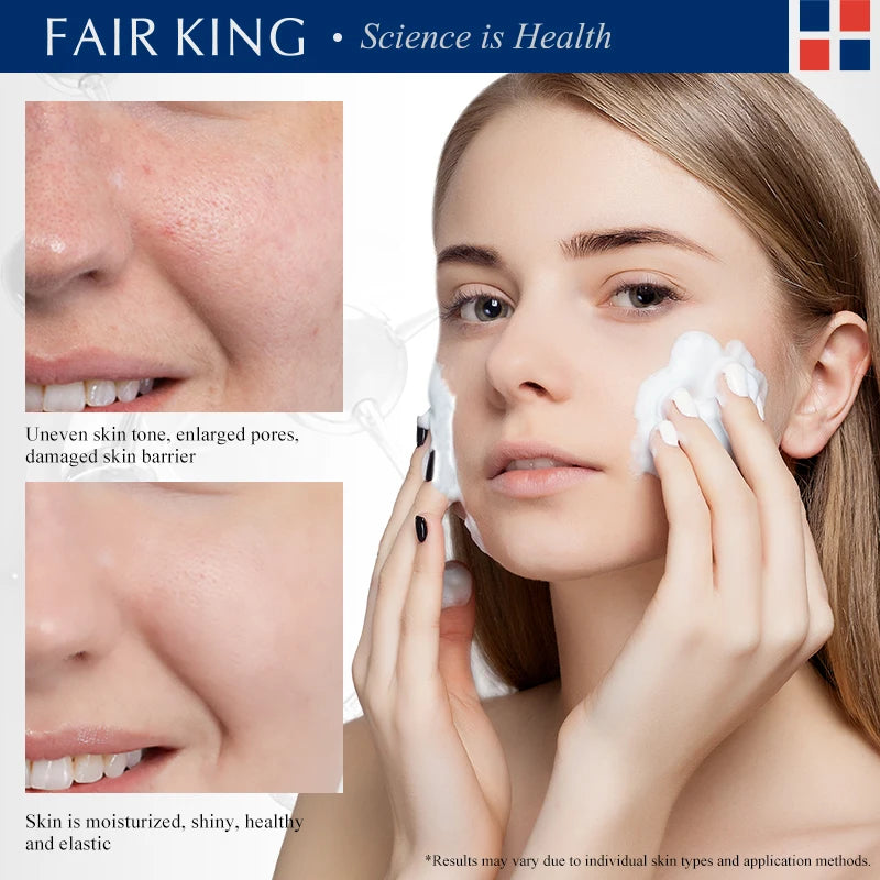 FAIR KING Facial Exfoliating Mousse Facial Cleanser Exfoliator For Face Scrub Deep Remove Cleaning All Skin Types Smooth Moistur