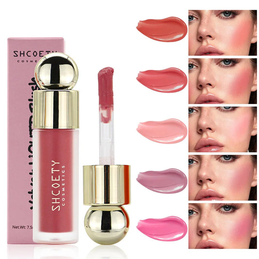 Liquid Blush Lips And Cheeks 3 In1 Original Moisturizing Multifunctional Facial Rouge Natural Contouring Brightening Complexion