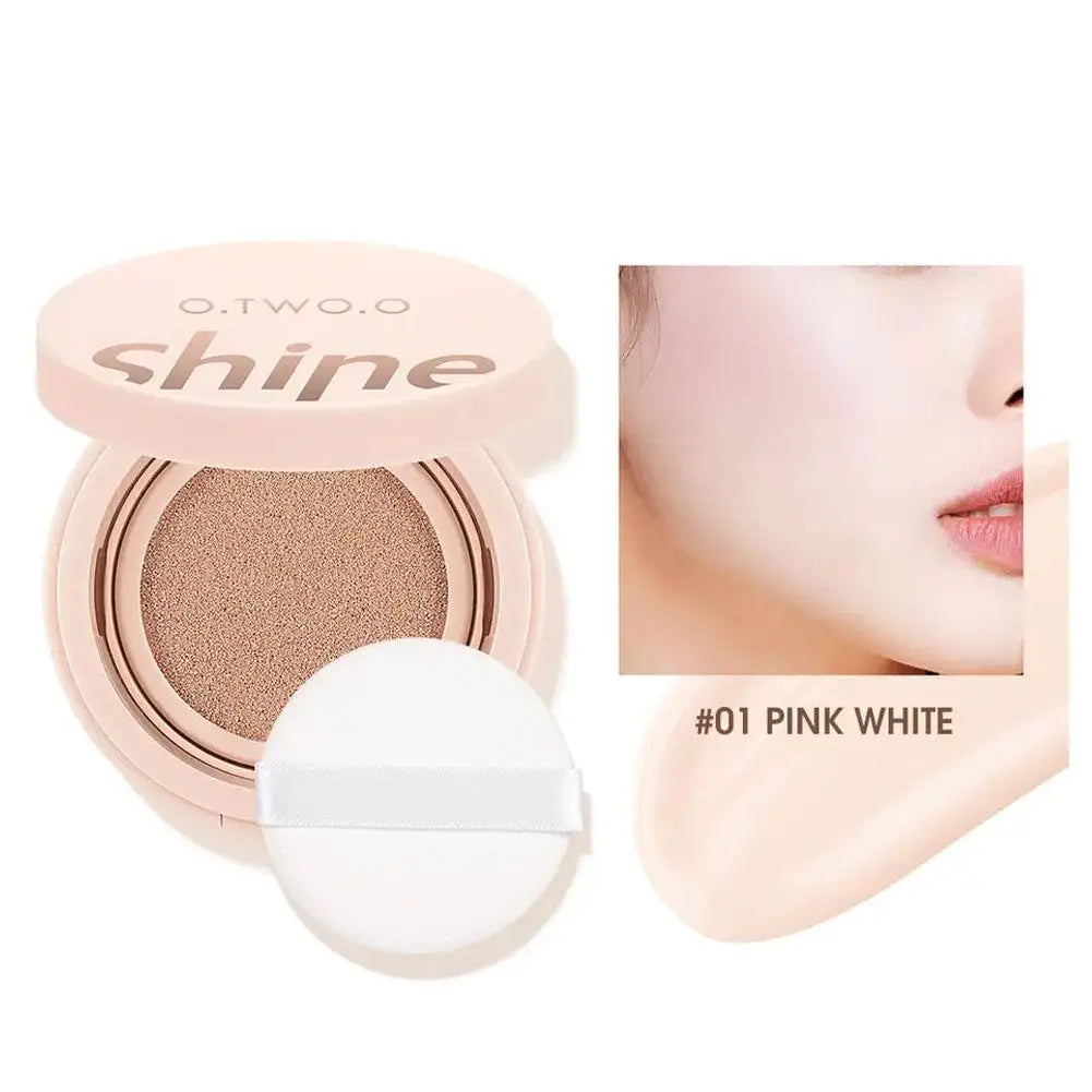 3 Colors BB Cream Air Cushion Foundation Full Coverage Cushion Face Long-lasting Concealer Makeup Compact Base Waterproof V1V8