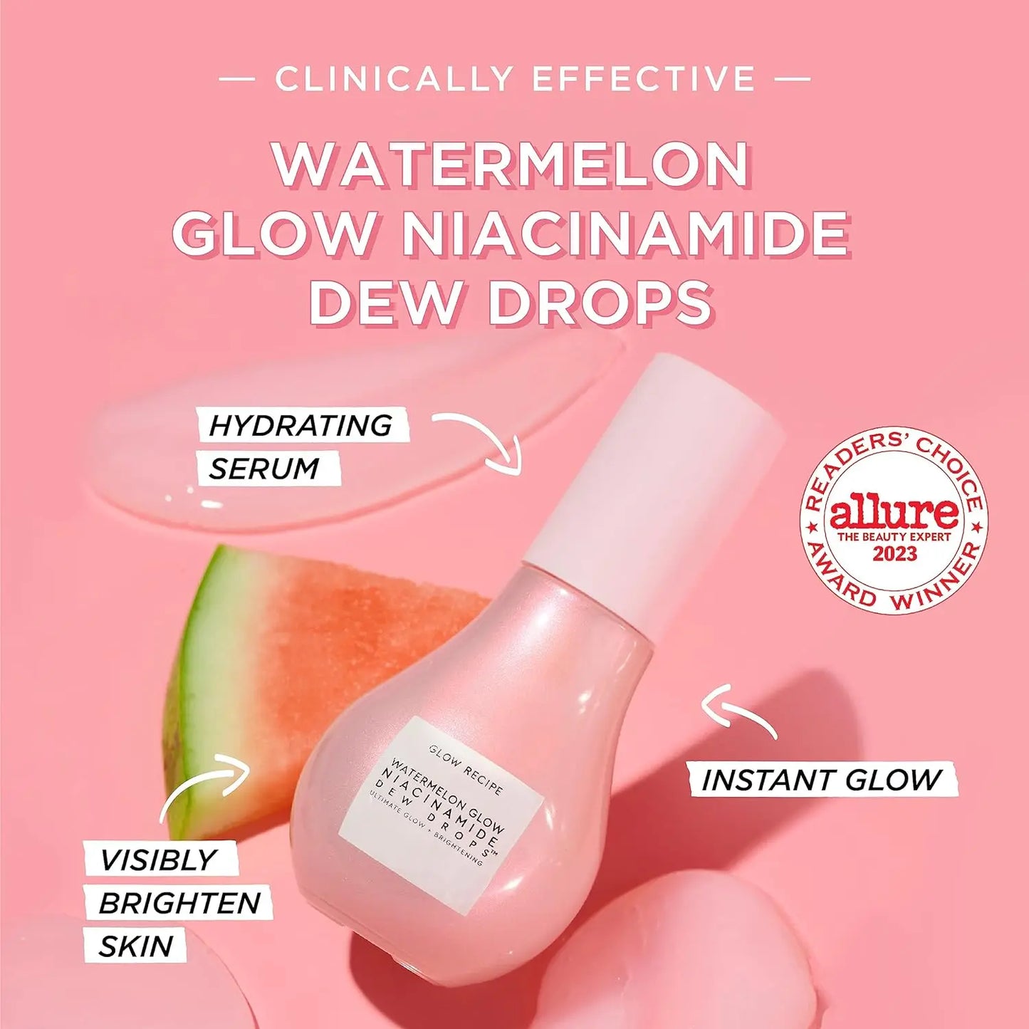 Glow recipe Watermelon Glow Niacinamide Dew Drops Skin Moisturizer Face Cream For Women