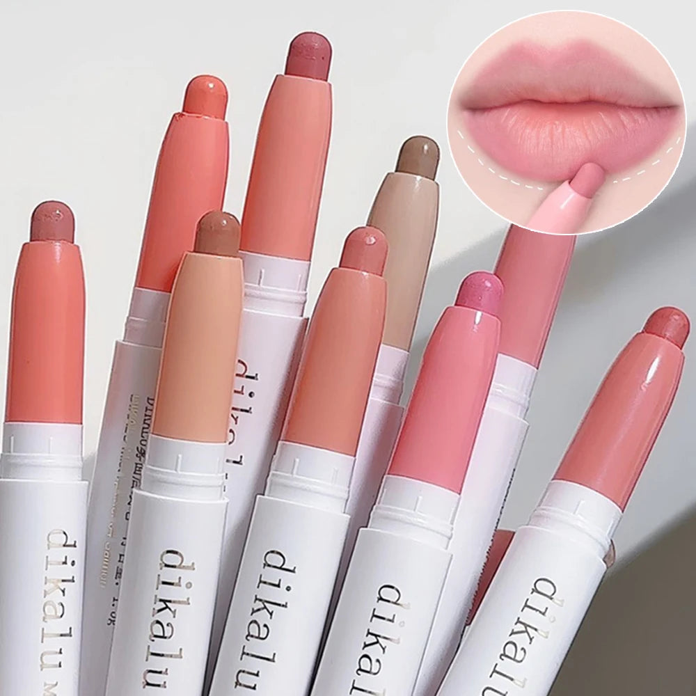 Matte Nude Pink Lip Liner Pencil Natural Soft Whitening Makeup Lasting Waterproof Lipstick Crayon Pen Lip Contouring Cosmetics