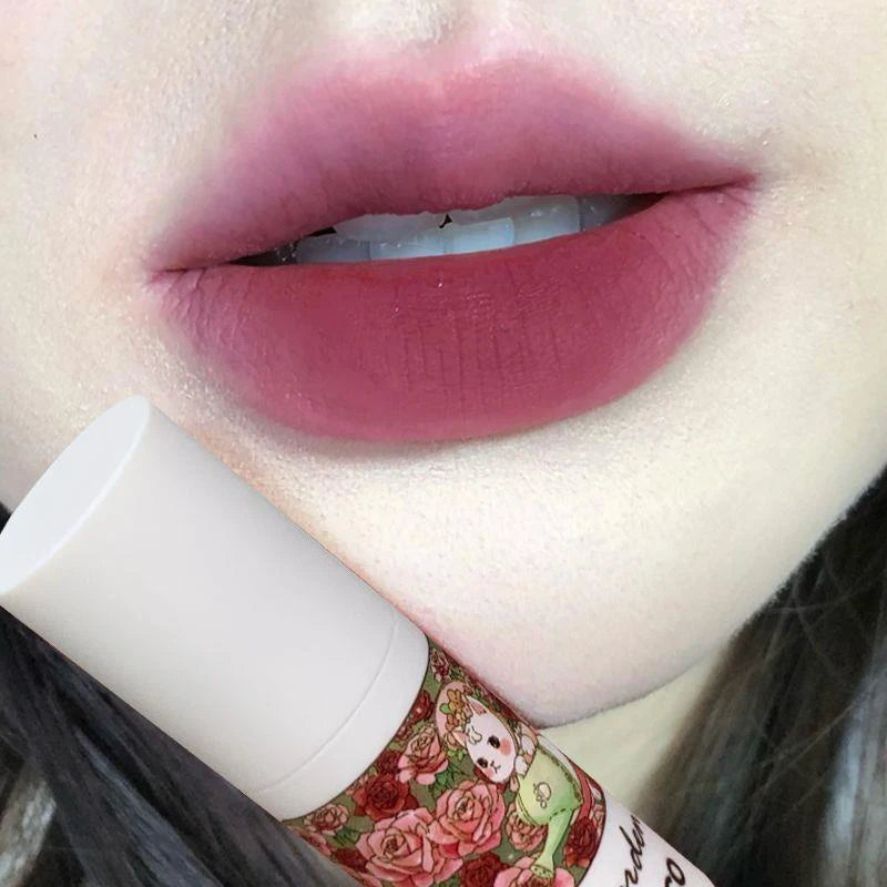 Soft Mist Matte Lip Gloss Long-lasting Non Stick Cup Sexy Women's Lip Tint Cosmetics Waterproof 24 Hours Nude Korean lipsticks