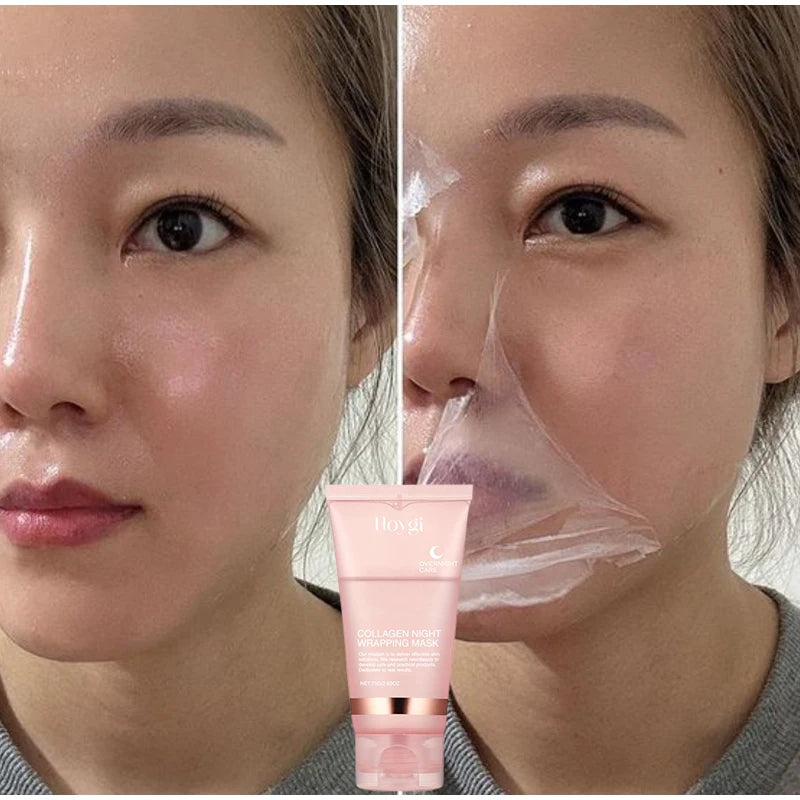 Collagen Peeling Face Mask Deep Cleansing Firming Brightening Blackhead Removed Tear Off Mask Facial Skin Care Hot Product 75g