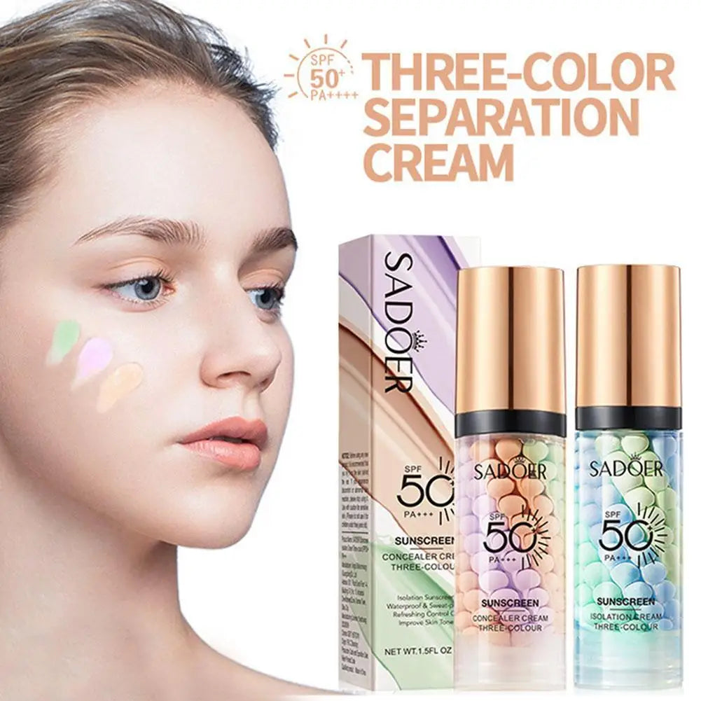 Face Primer Makeup Moisturizing Isolation Cream Invisible Pores Facial Correcting Skin Tone Refreshing Cosmetics