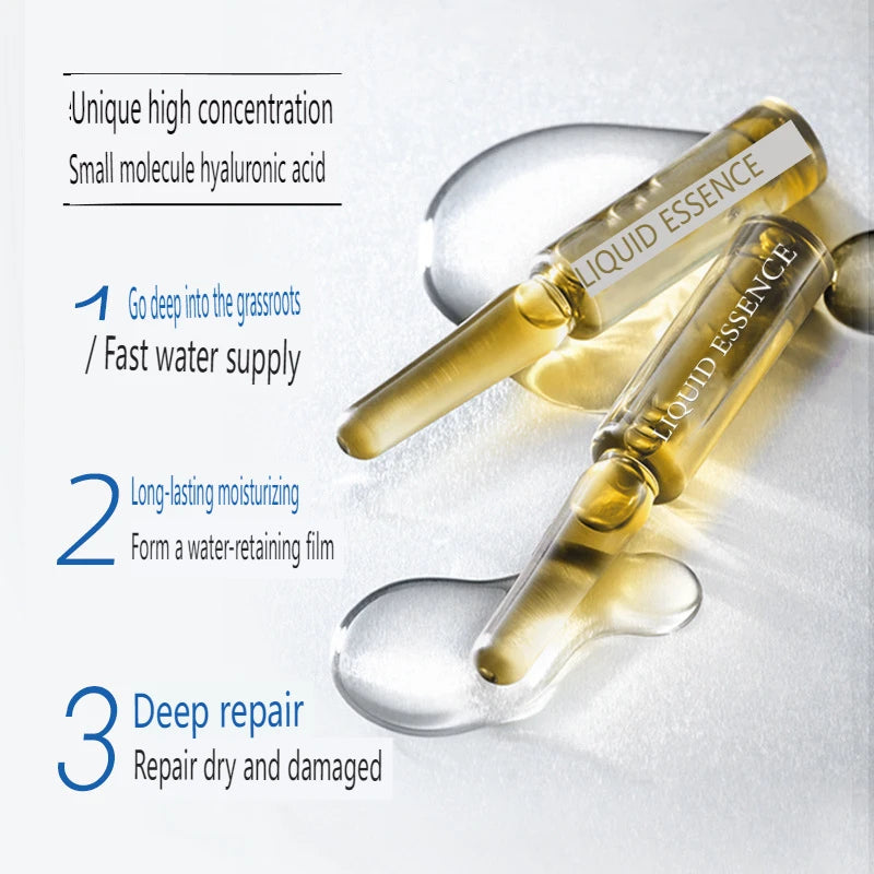 Skincare Revitalizer Hyaluronic Acid Ampoule Essence Moisturizer Face Toner Pores Shrinking Whitening Facial Serum