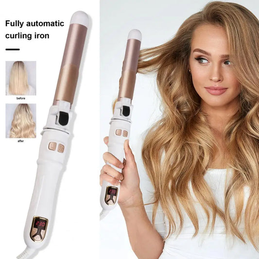 36.5cm Rotating Curling Iron Full Automatic Self Spinning Create Big Waves Curls Hair Curling Stick Women Beauty Accessories