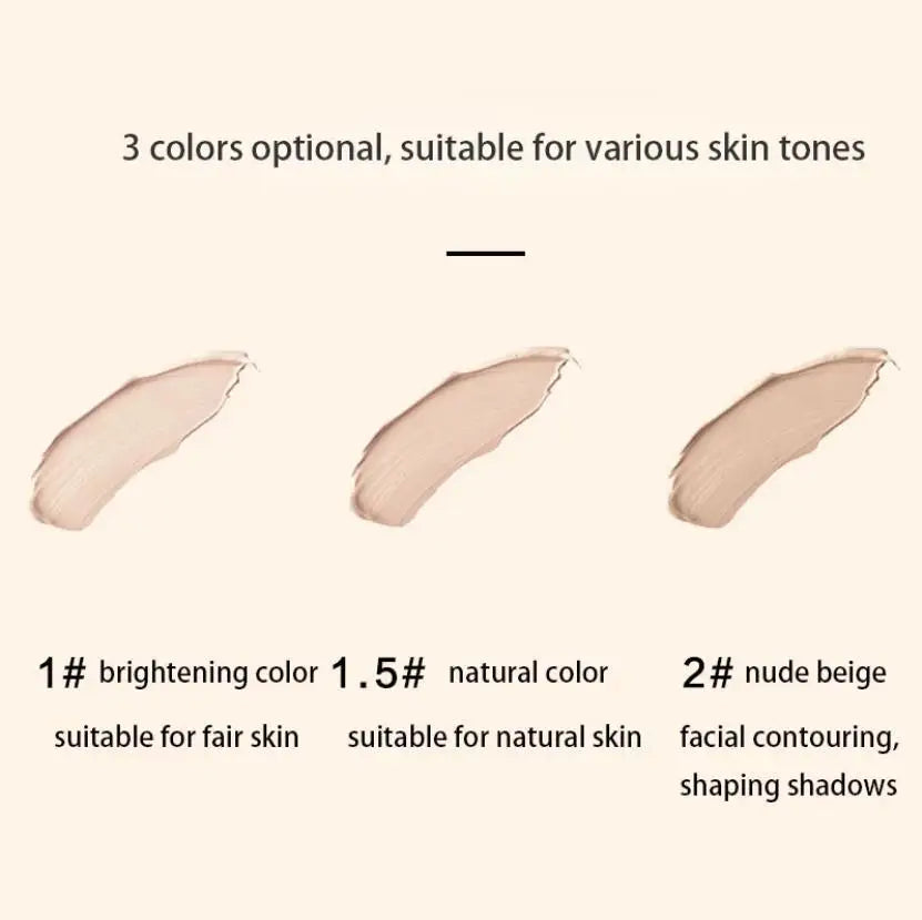 UNNY Club Liquid Concealer Cream Oil Control Light Tranparen Full Coverage SPF30 PA+++ Moisturizing Long-Lasting Cosmetics