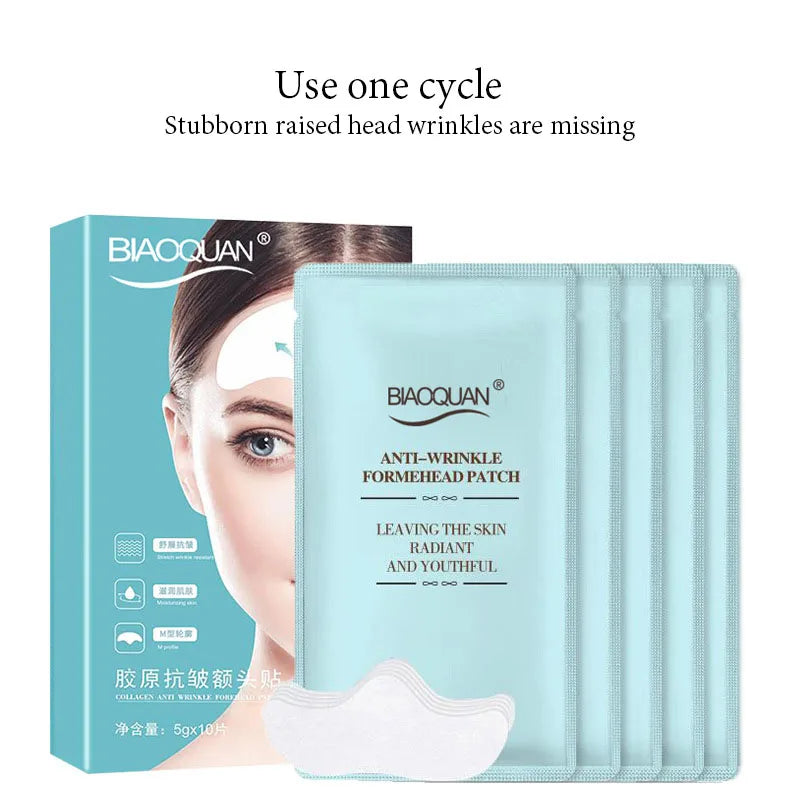 Anti-wrinkle Forehead Line Wrinkles Removal Gel Patch Firming Mask Frown Stickers Anti-aging Moisturizng Face Skin Care