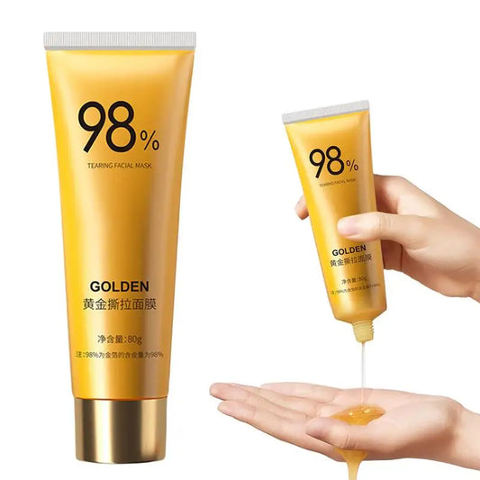 Gold Remove Blackhead Peel Mask Gold Tear facial mask Exfoliating Blackhead Anti-Wrinkle Firming 98% Gold facial mask