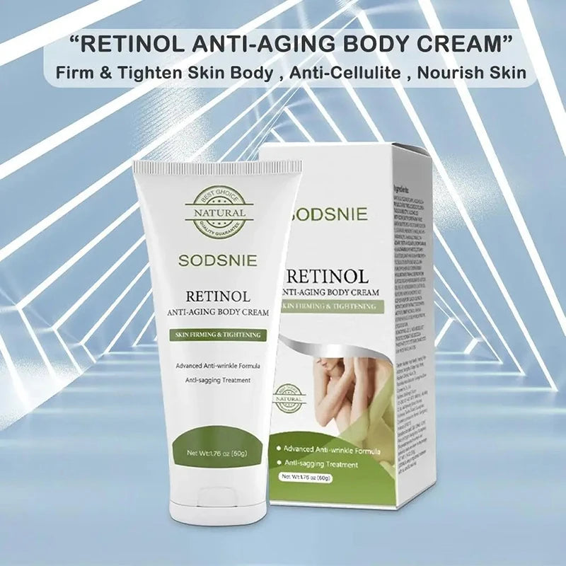 Retinol Anti Cellulite Body Cream Collagen Anti Aging Improve Sagging Skin Remove Wrinkle Firming Lifting Whiten Body Skin Care