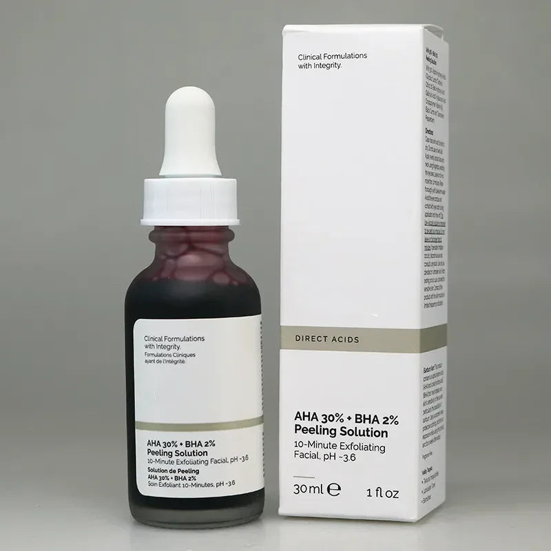 30% + BHA 2% Face Makeup Peeling Solution Shrinking Pore Serum Ordinary Repair Hyaluronic Acid Face Skin Care