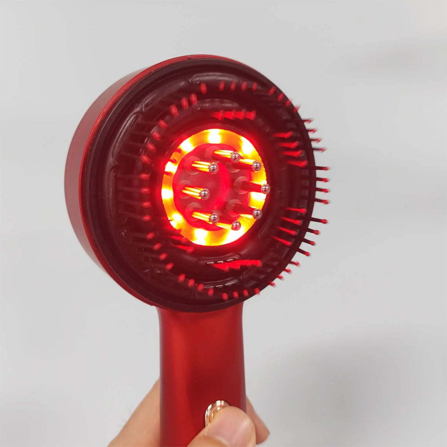 3 in 1 phototherapy massage comb electrical loriginial handheld spa scalp massage brush with red light for hair growth with oil