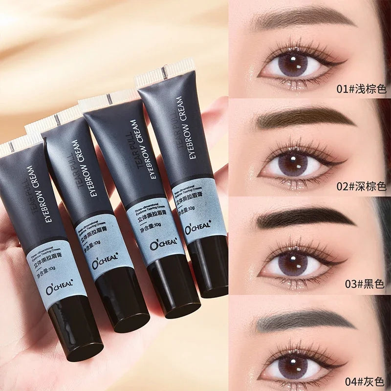 Lasting Peel-off Dye Eyebrow Gel Semi-permanent Waterproof Brow