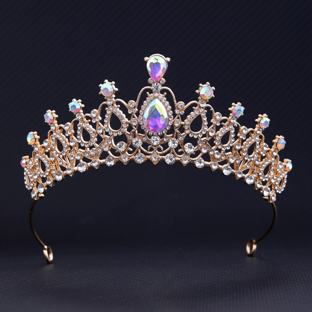 YY Wedding Bridal Rhinestone Crown for Women Crystal Crowns Tiaras Girls Party Crown Hair Accessiories Fashion Jewelry Ornaments