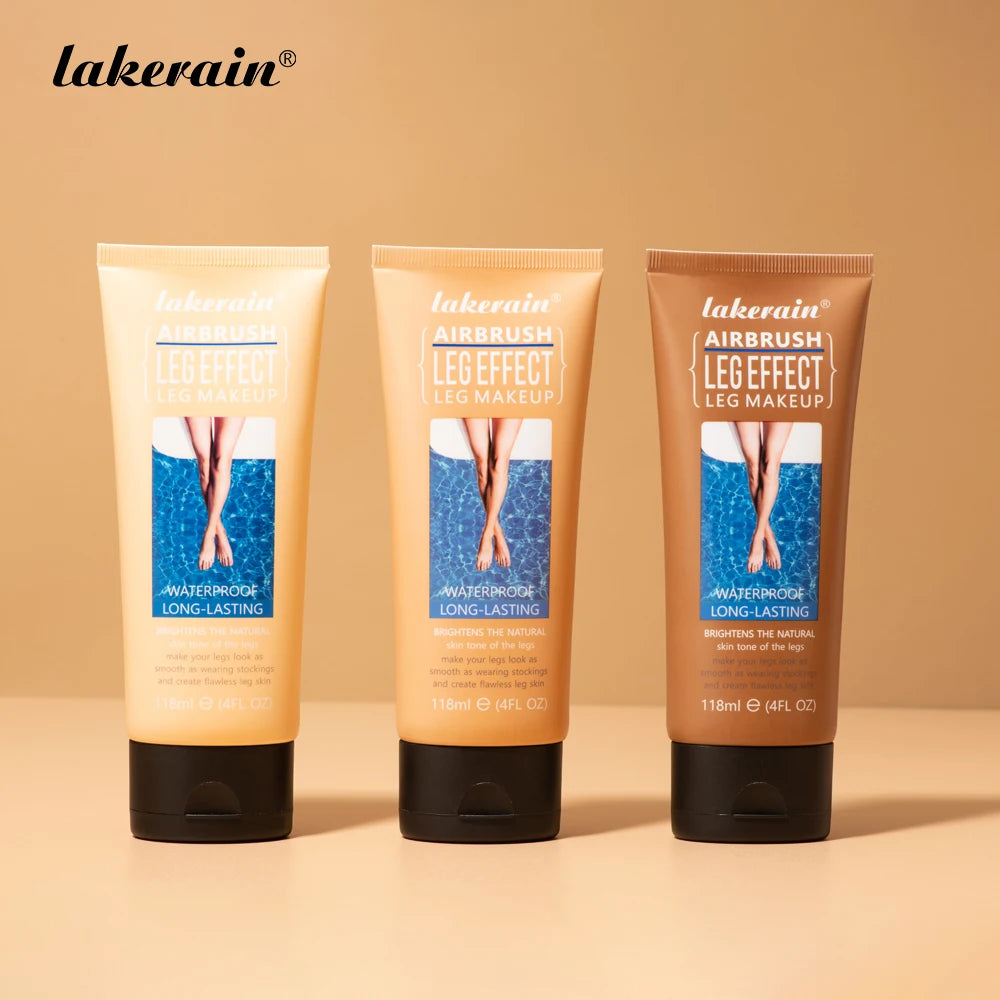 Leg Makeup Body Foundation Lotion Even Skin Tone  Waterproof Long Lasting Body Tanning Cream Medium Bronze Leg Makeup