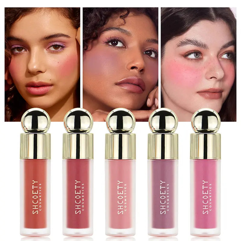 Liquid Blush Lips And Cheeks 3 In1 Original Moisturizing Multifunctional Facial Rouge Natural Contouring Brightening Complexion