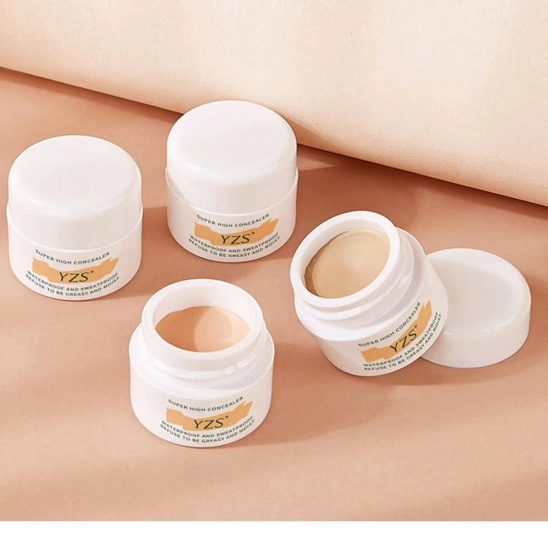 Waterproof High Concealer Foundation Lasting Concealer Suitable Tattoo Scars Acne Marks Dark Circles Uniform Skin Makeup