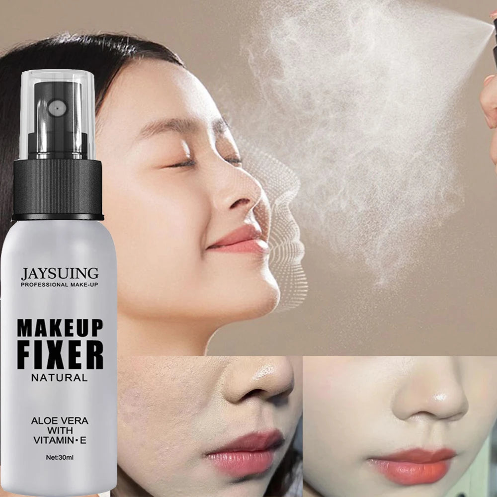 Waterproof Transparent Setting Spray Long-lasting Refreshing Non-removal Female Primer Portable Matte Liquid Makeup Fixing Spray