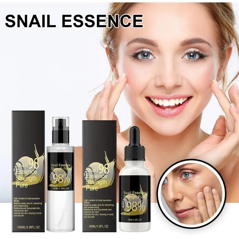 Anti-wrinkle Snail Mucin Essence Face serum Repairing Lift Firm Anti-aging Fade Fine Lines Acne Treatments Brightening Skin Care