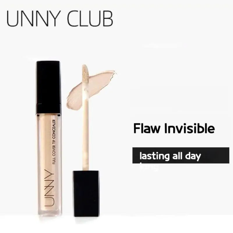 UNNY Club Liquid Concealer Cream Oil Control Light Tranparen Full Coverage SPF30 PA+++ Moisturizing Long-Lasting Cosmetics