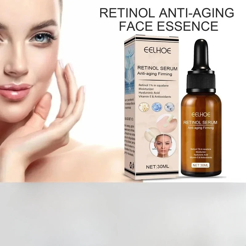 Instant Wrinkle Remove Serum Retinol Lifting Firming Anti Aging Essence Fade Fine Lines Whitening Face Skin Care Korea Cosmetic