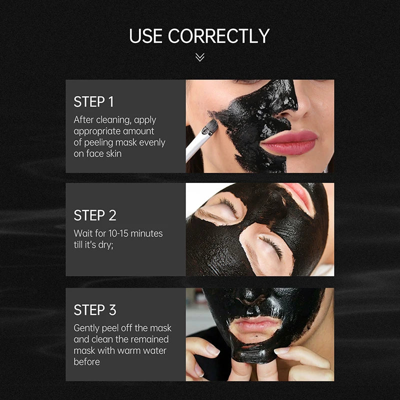 AUQUEST Blackhead Remover Face Mask Oil-Control Nose Black Dots Mask Acne Deep Cleansing Beauty Cosmetics for Women Skin Care