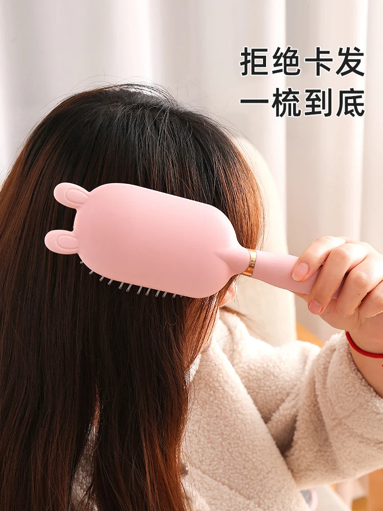 Air cushion comb massage women-only long hair hair curl prevention artifact static household ribs fluffy electric airbag