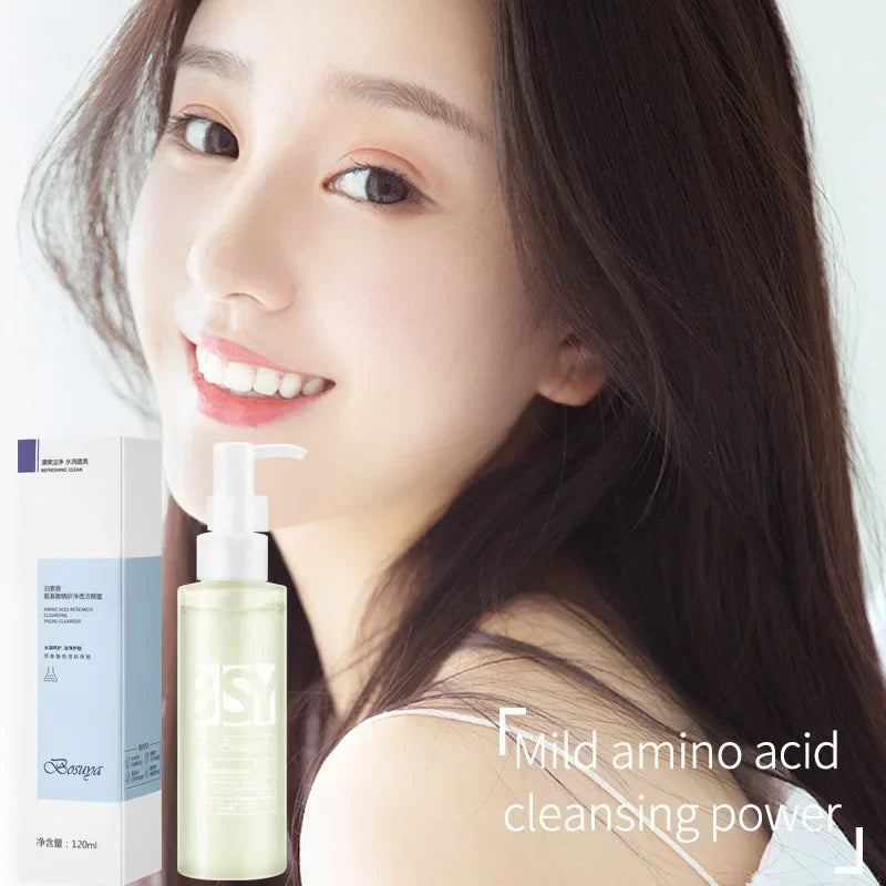 Amino Acid Facial Cleanser, Deep Gentle Cleansing, Oil Control, Purifying Cleansing Honey Face Exfoliator