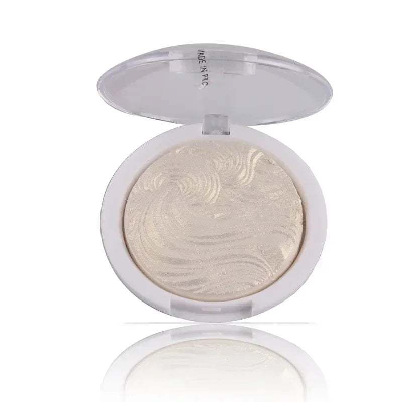 Miss Rose Makeup Baked Marble Pearl White Silver Gold High Glighter Highlighting