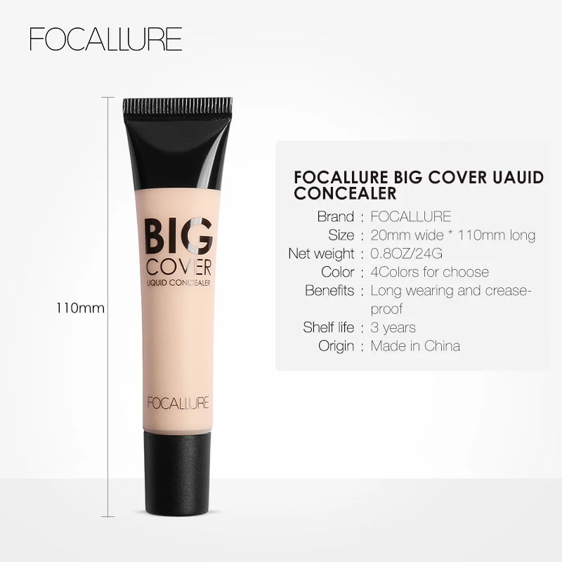 FOCALLURE Waterproof High Coverage Face Concealer Cream