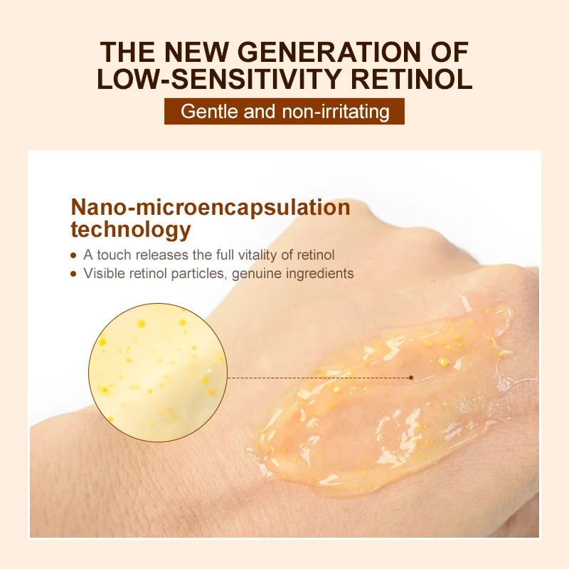 Retinol Anti Wrinkle Face Cream Vitamin E Neck Forehead Lines Lifting Hyaluronic Acid Moisturizing Facial Cream Skin Care 50g