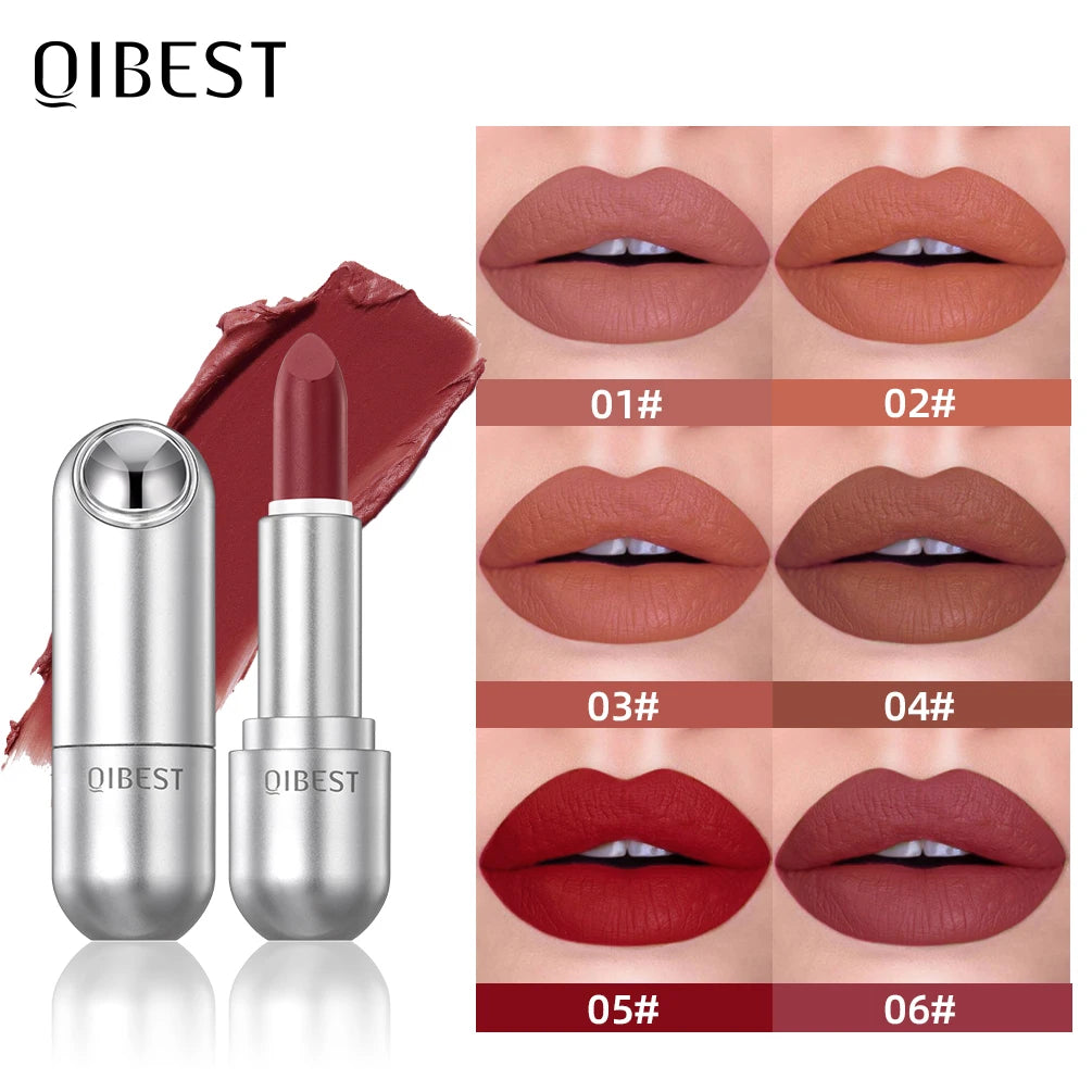 Lipsticks Nude Matte Lipstick Long Lasting Moisturising Makeup Sexy Red Lipgloss Tint Lips Cosmetics