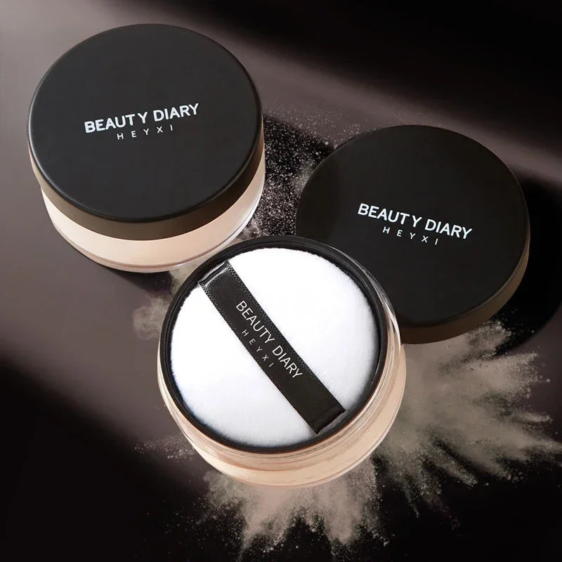 Professional Loose Powder Oil Control Anti-Sweat Waterproof Matte Base Makeup Long-lasting Translucent Mist Face Setting Powder