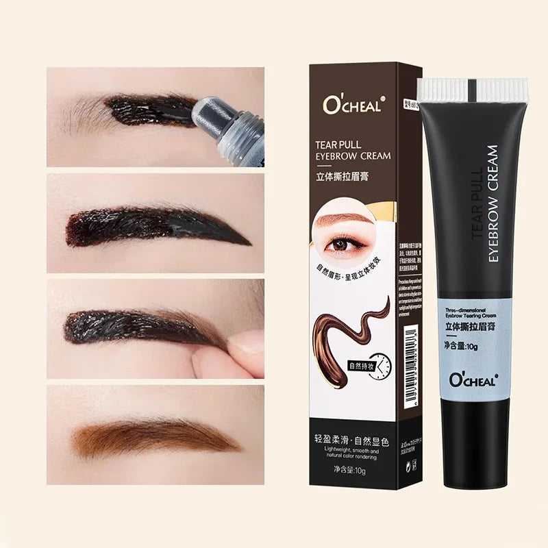 Lasting Peel-off Dye Eyebrow Gel Semi-permanent Waterproof Brow