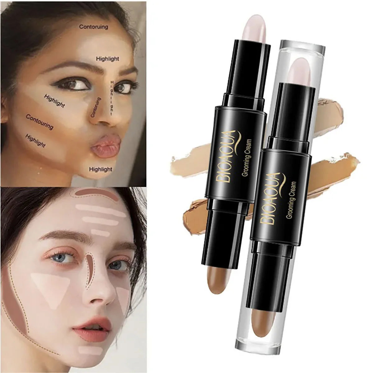 Face Foundation Concealer Pen Long Lasting Dark Circles Corrector Contour Concealers Stick Cosmetic Makeup