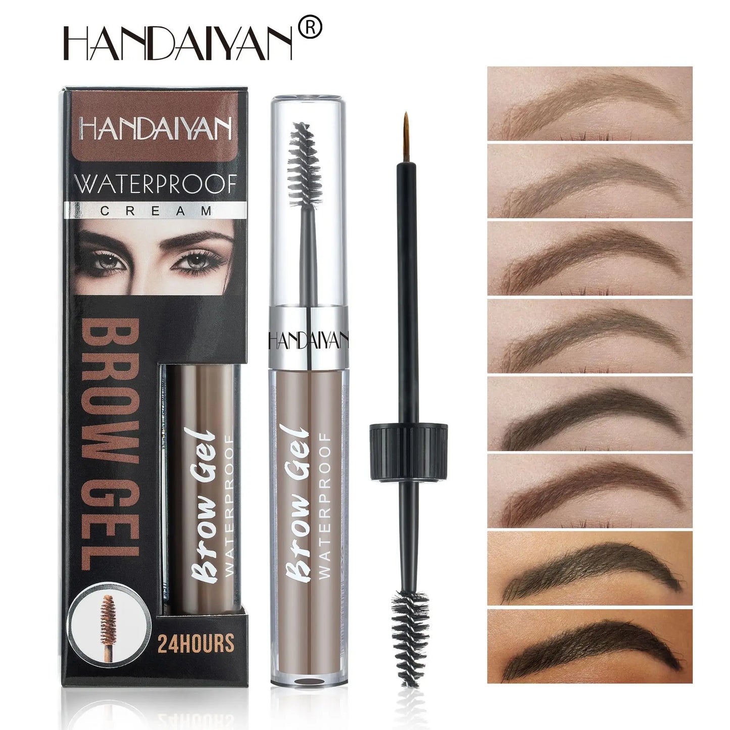 Eyebrows Gel Pen Eyebrow Cream Long Lasting Waterproof Tattoo Liquid Black Eye Brow Makeup Pencil