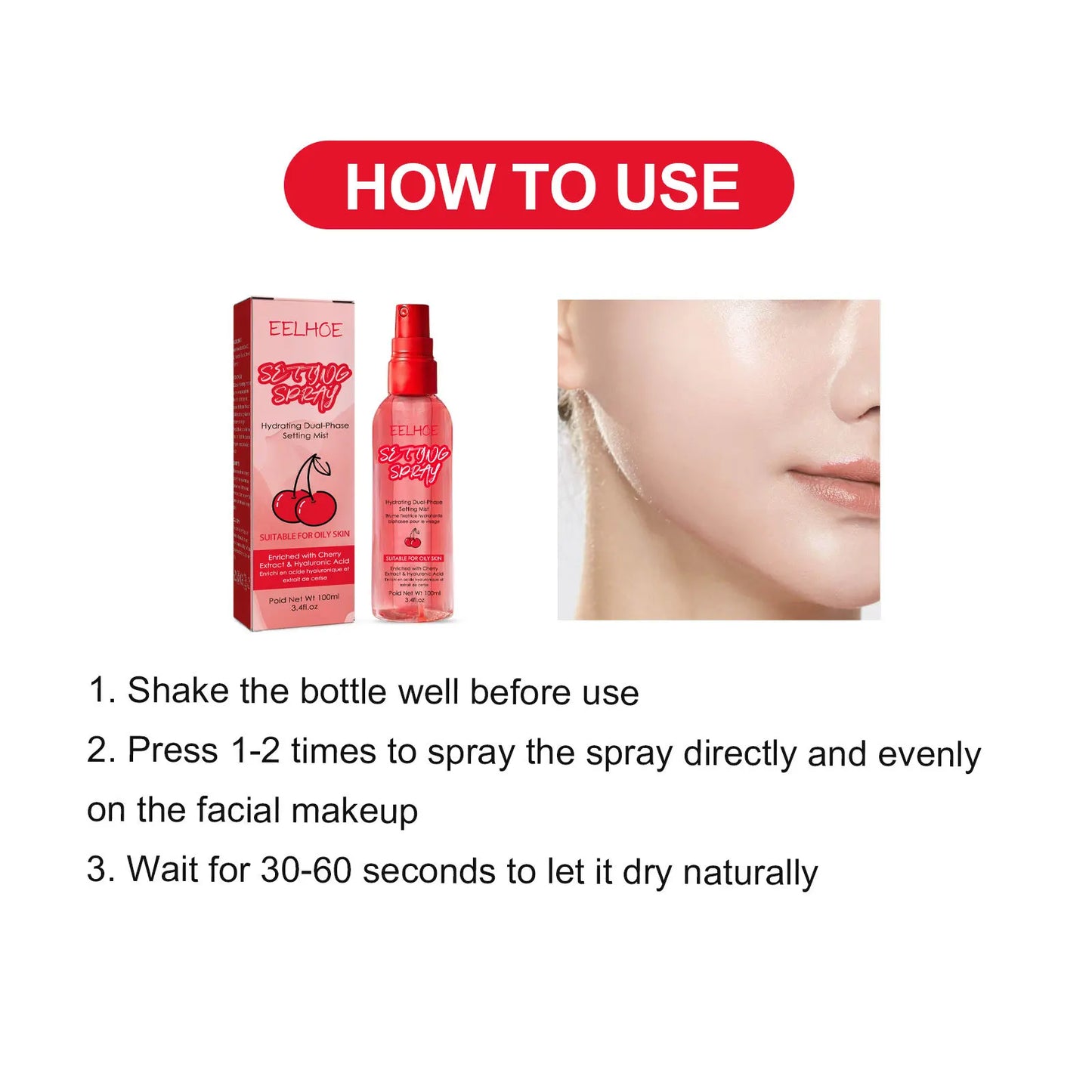 Makeup Setting Spray Natural Matte Oil Control Long Lasting Moisturizing Foundation Quick Fixer Make Up Lotion Face Primer Spray