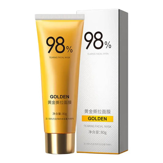 Gold Peel Mask Lightens Blackheads Cleanses Pores Tightens Facial Mask Mask Deeply Nose Pores Tightens Cleans