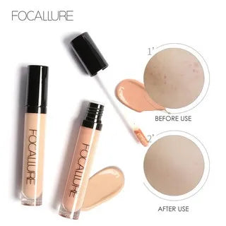 FOCALLURE 7 Colors Face Concealer Waterproof Full Coverage Moisturizing Smooth Liquid Foundation Makeup Cosmetics